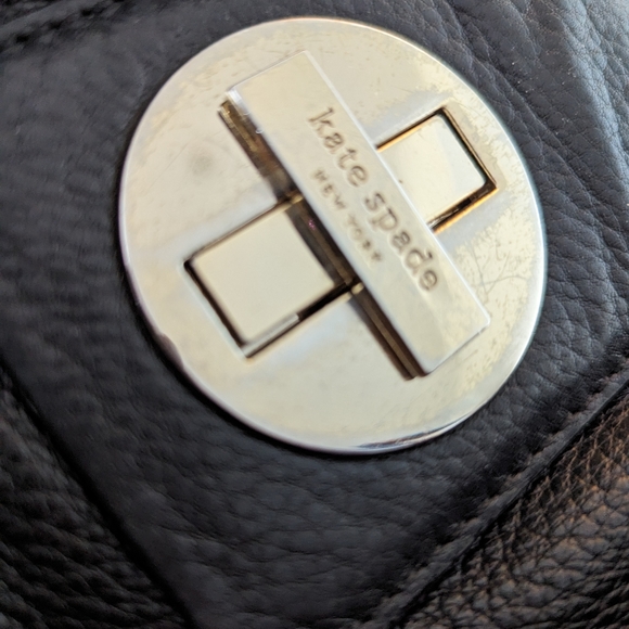 Kate Spade Pebbled Leather Hobo bag black - Picture 7 of 8